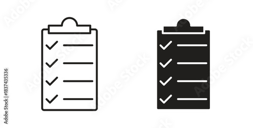Survey icons pack. icon for web design isolated on white background