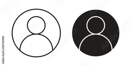 User icons pack. icon for web design isolated on white background