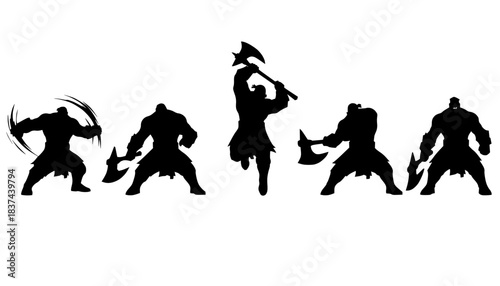 Axe Dota 2 Silhouette Warrior Icon