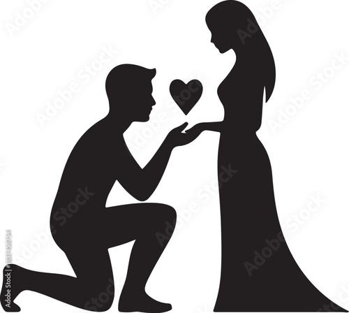 Dramatic grayscale design featuring a striking figure silhouette