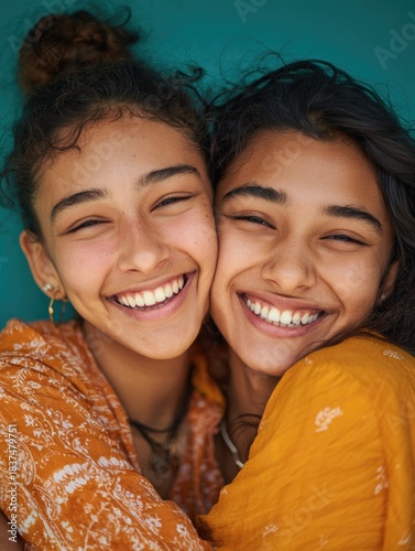 Friends Smiling Together