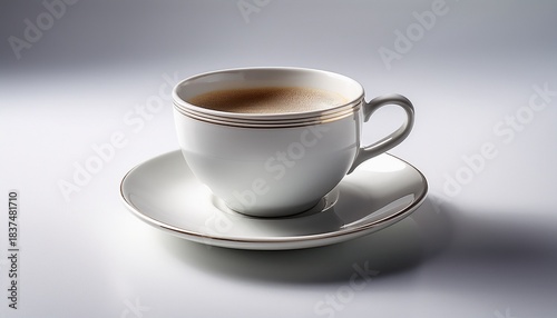 Wallpaper Mural A Ceramic Coffee Cup Sits On A Clean White Background Ready For Your Design Or Message Background Coffee Torontodigital.ca