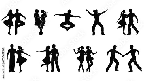 Hop Dance Step Icon Vector Illustration | Simple Dance Footwork Symbol | Step-by-Step Hop Movement Graphic