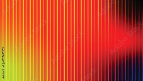 Abstract colorful background with vertical lines and a bright rainbow gradient, creative modern art