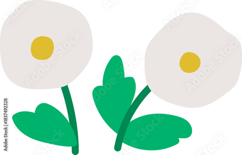 Vector dandelion icon. First blooming plant illustration. Floral clip art. Cute spring or Easter flower isolated on white background