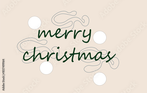 Merry Christmas vector illustration of an abstract background
