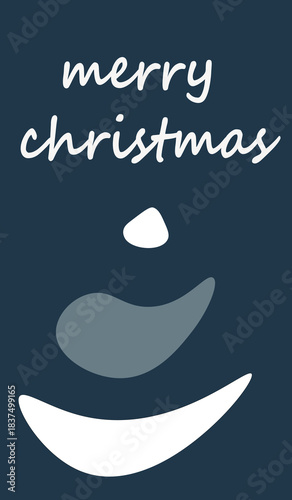 Merry Christmas vector illustration of an abstract background