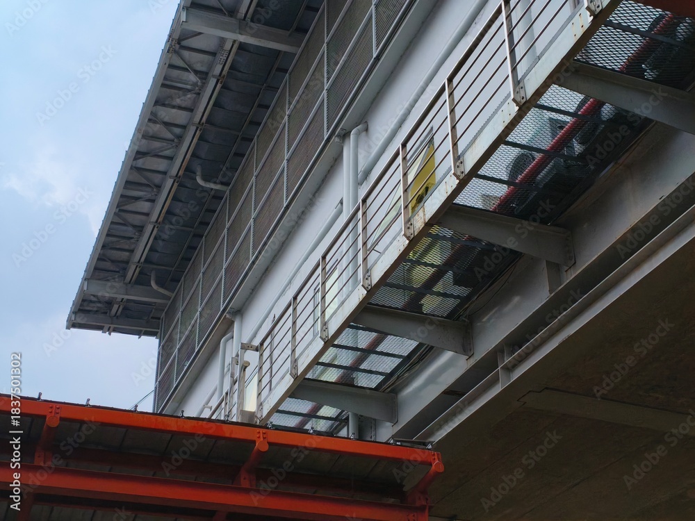 Fototapeta premium building in the city of Elevated Railway Station Architecture