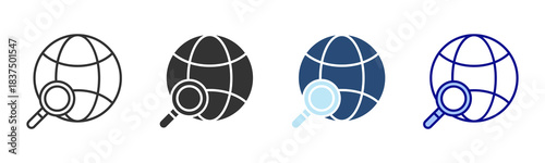 Exploration Icon Set. Designed In Multi Style