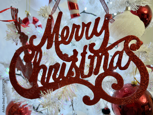 Merry Christmas  decoration and wording