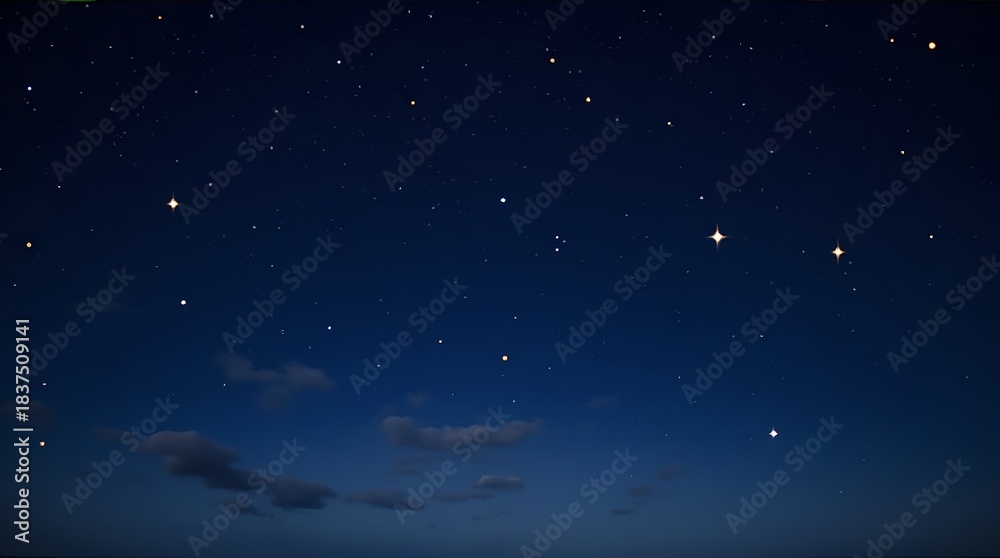 Naklejka premium starry night sky