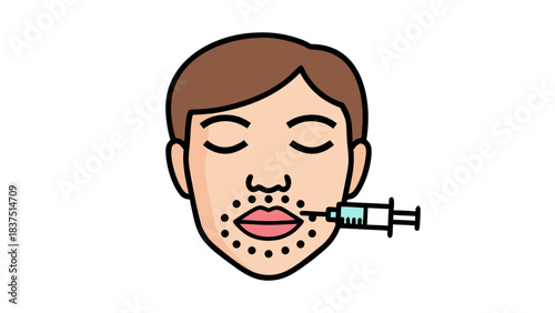 man with syringe