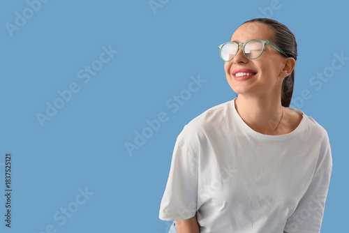 Young woman in stylish eyeg...