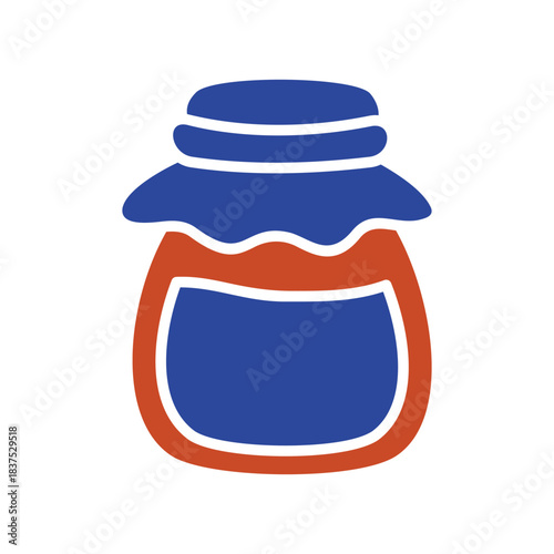 Homemade Jam Jar Outline Icon