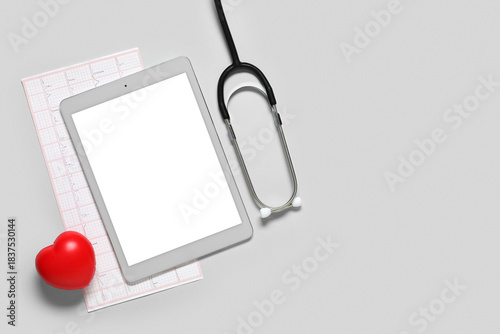 Blank tablet computer with ...