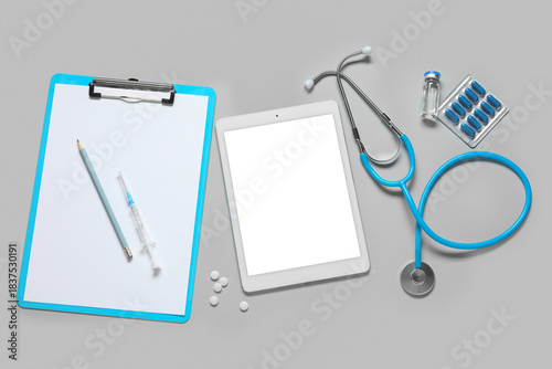 Blank tablet computer with ...