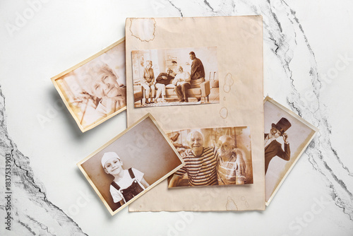 Old photos of relatives on ...