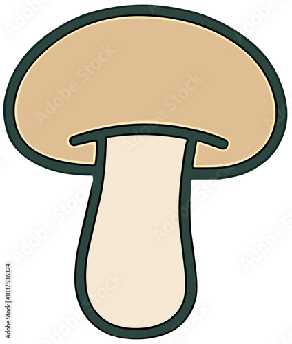 Whimsical Mushroom Artwork - Enchanting Nature-Inspired Design