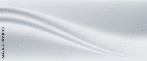 White grey studio room. Limbo light background. Abstract 3d gradient backdrop for product presentation. Minimal wall scene spotlight. Showcase, promotion display.