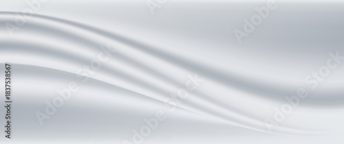 White grey studio room. Limbo light background. Abstract 3d gradient backdrop for product presentation. Minimal wall scene spotlight. Showcase, promotion display.