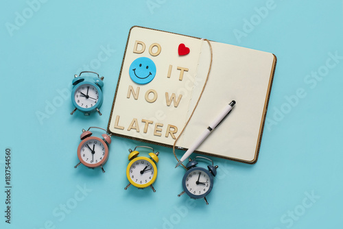 Notebook with text DO IT NO...