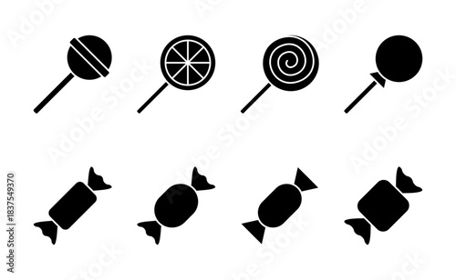 Candy icon vector. candy sign and symbol.