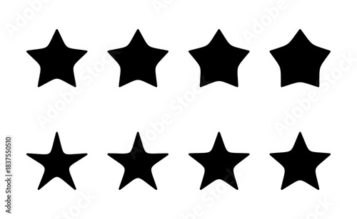 Star icon vector. rating sign and symbol. favourite star icon