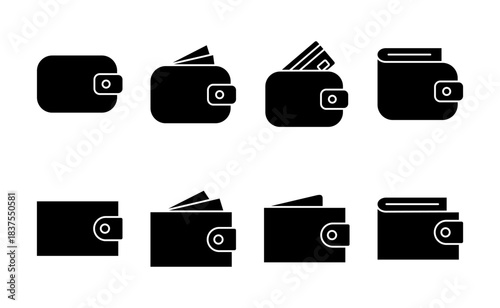 Wallet icon vector. wallet sign and symbol