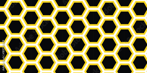 simple black yellow polygon pattern for banner poster background.