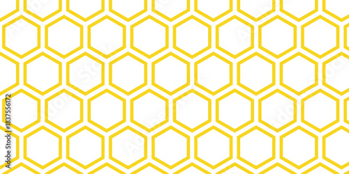 simple yellow outline polygon pattern for banner poster background.