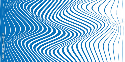 simple blue big to small wave line pattern for banner poster background.