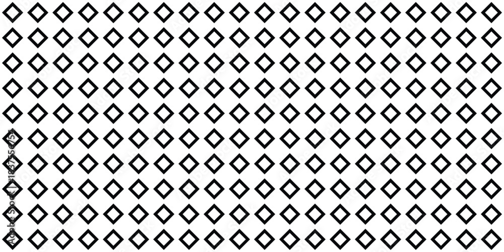 Fototapeta premium simple black square rhombus pattern for banner poster background.