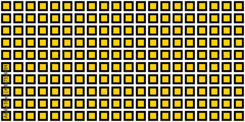 simple black yellow square pattern for banner poster background.