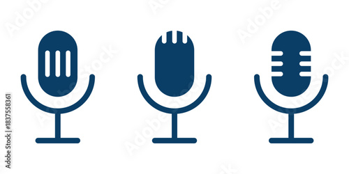 Audio voice message, audio call, chat record icon. Sound interface and record play button, vector messenger playback.