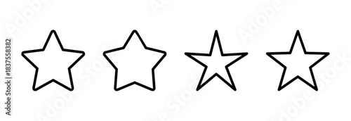 Star Icon vector illustration. rating sign and symbol. favourite star icon