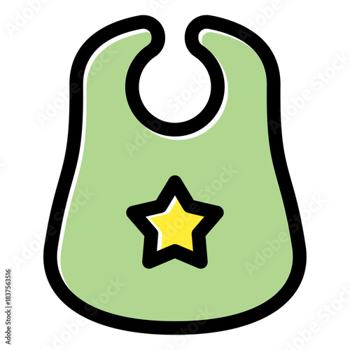 baby bib icon