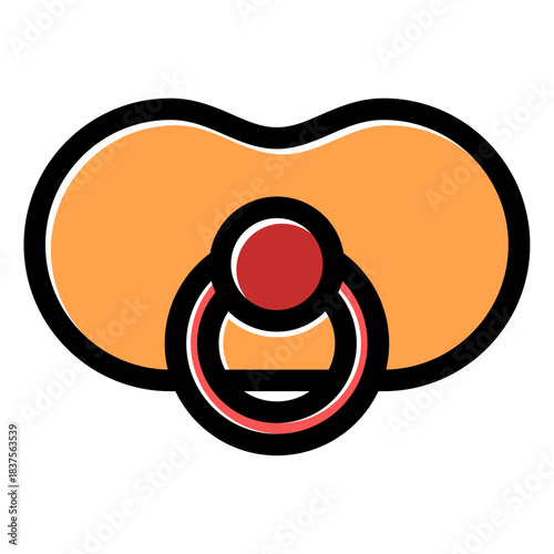 baby pacifier icon