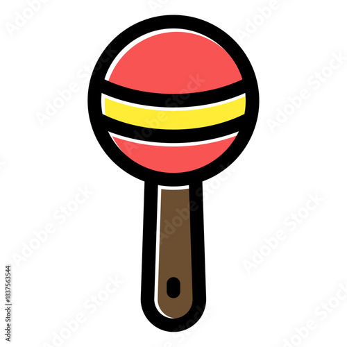 rattle toy icon
