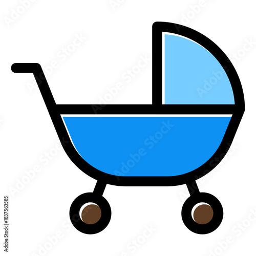 baby carriage vector illustration