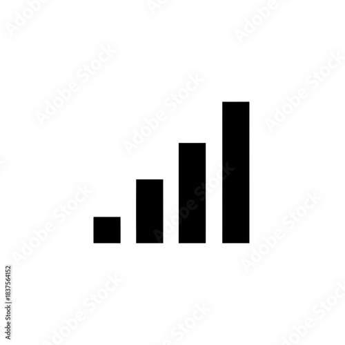 Free Download Strong connection strength signal icon symbolizes powerful networking, robust data transmission, and reliable communication for modern technology applications - GFXLoad