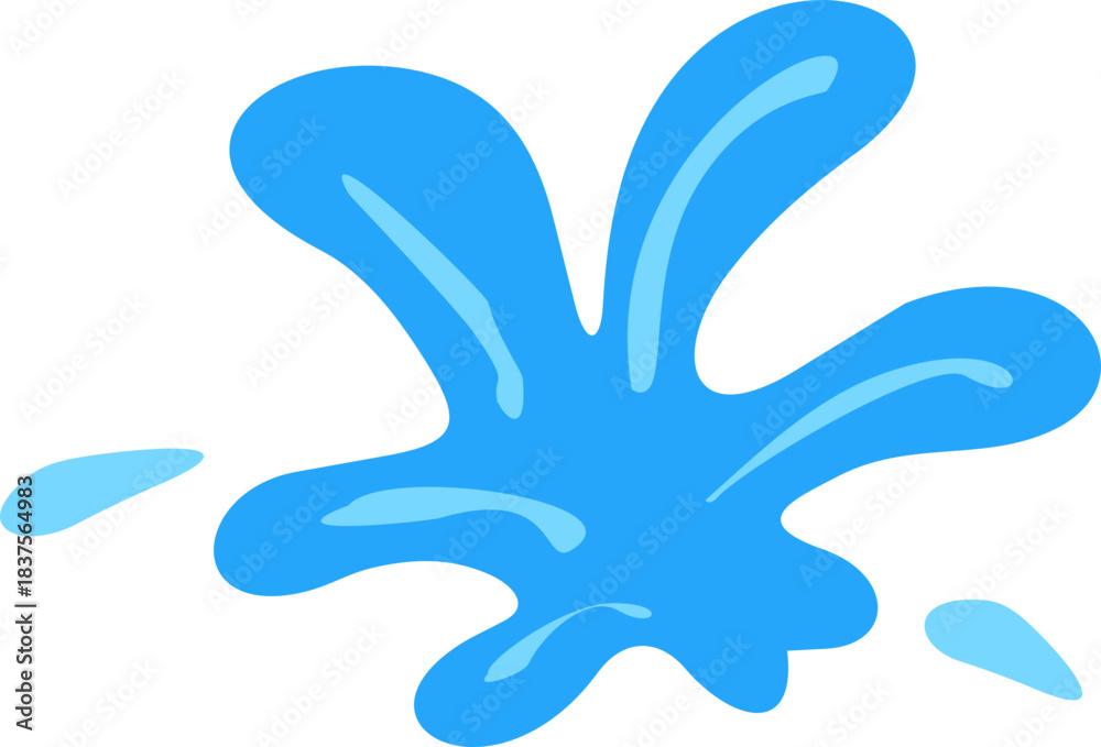 Fototapeta premium Water Splash Element