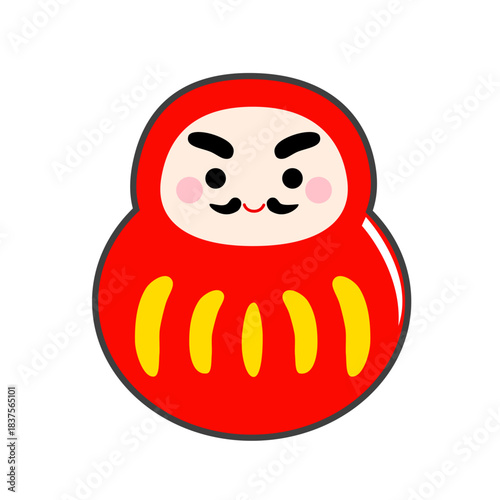 だるまのイラスト