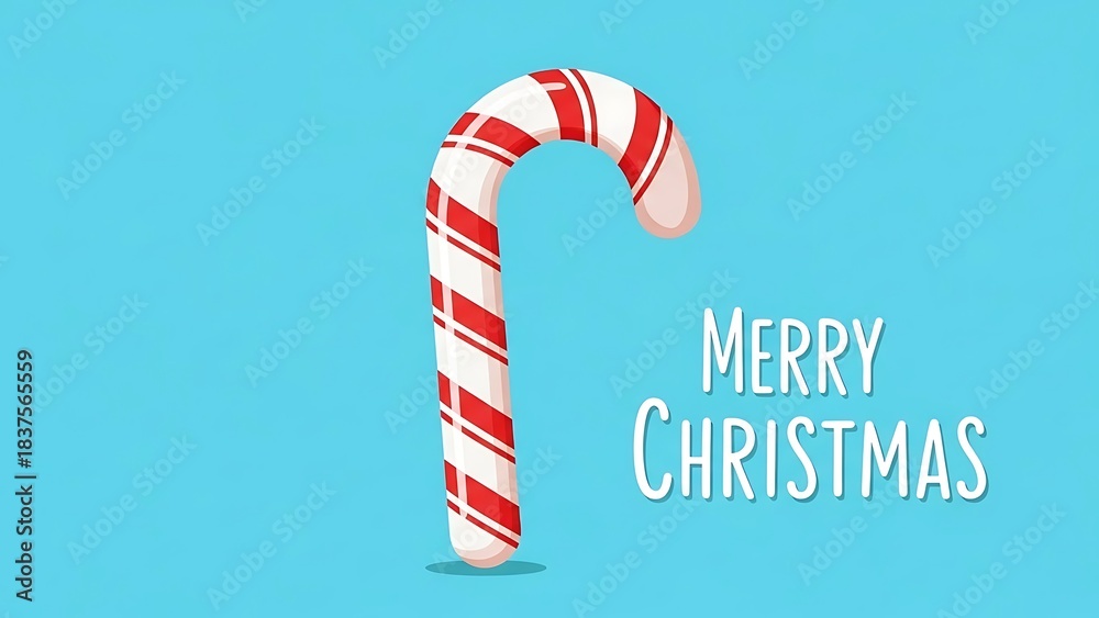 Obraz premium Classic Striped Candy Cane with 