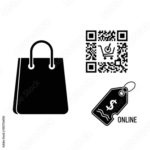 Aerial view of a vibrant cityscape with modern skyscrapers towering over a bustling street and a clear blue sky