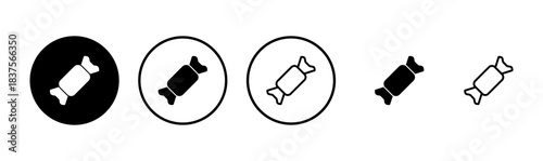 Candy icon logo design. candy sign and symbol.