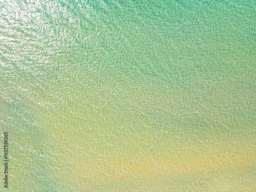 Aerial View sea waves surface nature background