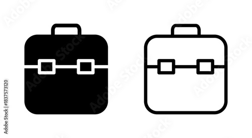 Briefcase icon symbol for apps and websites. suitcase sign and symbol. luggage symbol.