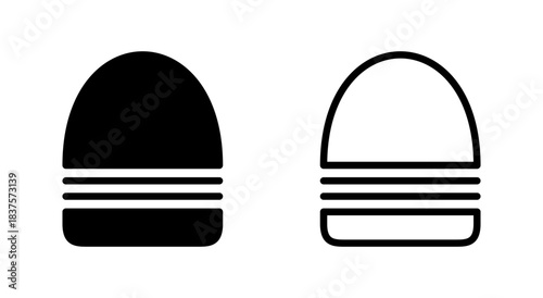 Burger icon symbol for apps and websites. burger sign and symbol. hamburger