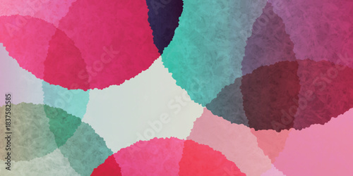 和柄　カラフル　模様　背景