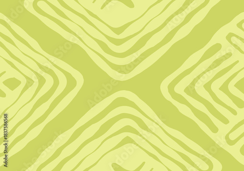 Abstract motif Pattern Background in Light Green An abstract design showcases an elegant pattern in the form of intersecting wavy lines that create a dynamic and visually appealing backdrop.